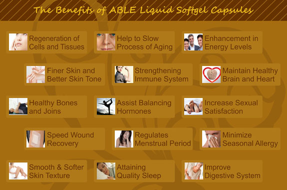 ABLE sheep placenta benefits included in boost energy levels, balance hormones, strengthen immune system, achieve quality sleep, boost heart & brain health