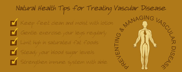 best vitamins and supplements for vascular health prevention in vascular disease and pain, circulation problem, circulatory disorder, peripheral artery disease