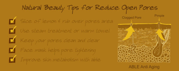 how to reduce open pores on face, open pores, clear pores, close open pores, how to get rid of large pores, face large pores, large pores nose, large pores on face